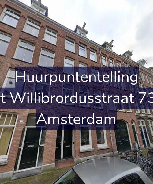 Foto gevel Huurpuntentelling voor Sint Willibrordusstraat 73-H, Amsterdam