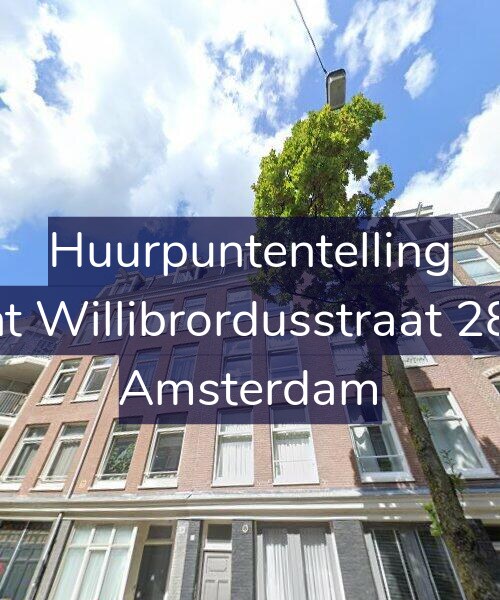 Foto gevel Huurpuntentelling voor Sint Willibrordusstraat 28-3, Amsterdam
