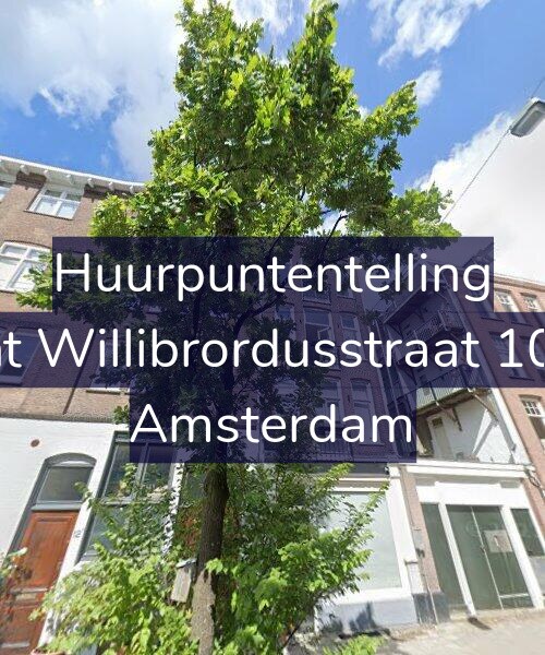 Foto gevel Huurpuntentelling voor Sint Willibrordusstraat 10-C, Amsterdam