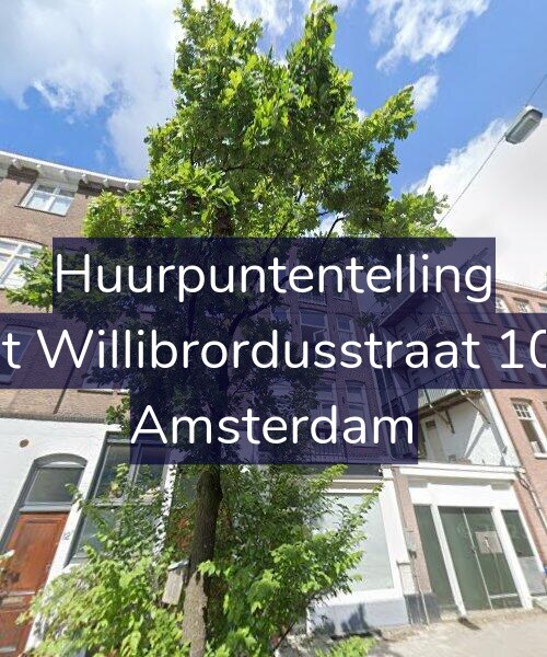 Foto gevel Huurpuntentelling voor Sint Willibrordusstraat 10-A, Amsterdam