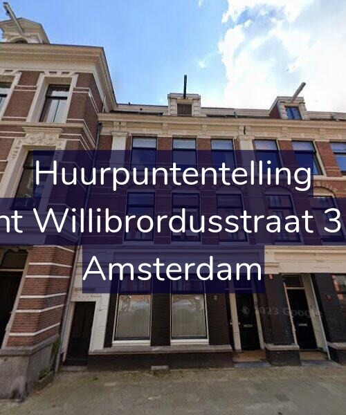 Foto gevel Huurpuntentelling voor Sint Willibrordusstraat 3-H, Amsterdam