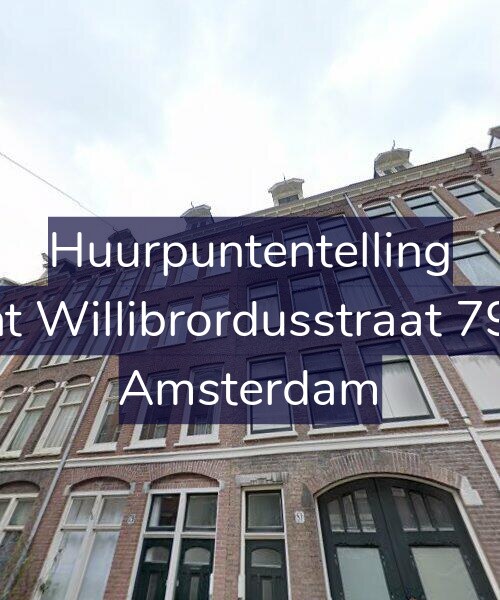 Foto gevel Huurpuntentelling voor Sint Willibrordusstraat 79-2, Amsterdam
