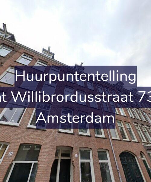 Foto gevel Huurpuntentelling voor Sint Willibrordusstraat 73-3, Amsterdam