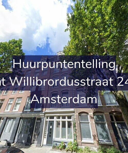 Foto gevel Huurpuntentelling voor Sint Willibrordusstraat 24-1, Amsterdam