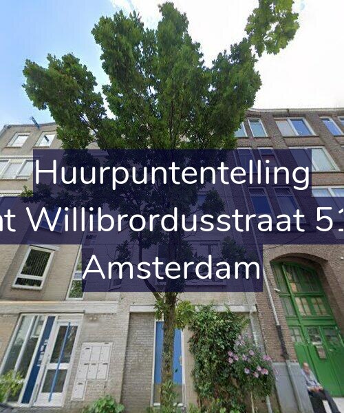 Foto gevel Huurpuntentelling voor Sint Willibrordusstraat 51-F, Amsterdam