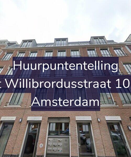 Foto gevel Huurpuntentelling voor Sint Willibrordusstraat 103-A, Amsterdam