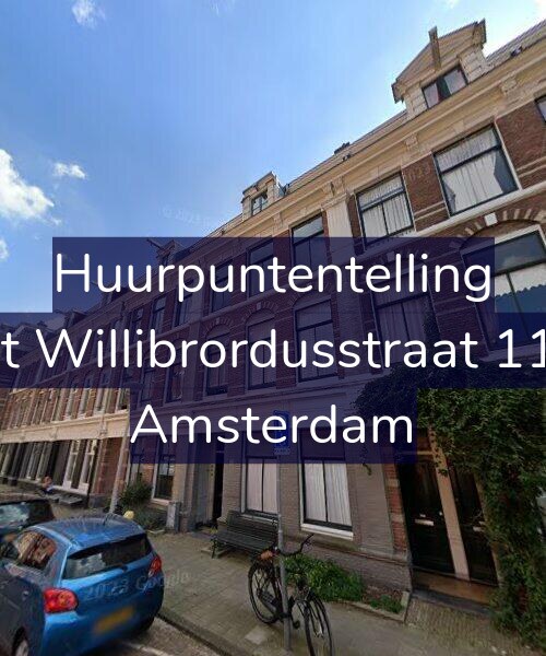 Foto gevel Huurpuntentelling voor Sint Willibrordusstraat 11-H, Amsterdam
