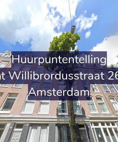 Foto gevel Huurpuntentelling voor Sint Willibrordusstraat 26-3, Amsterdam