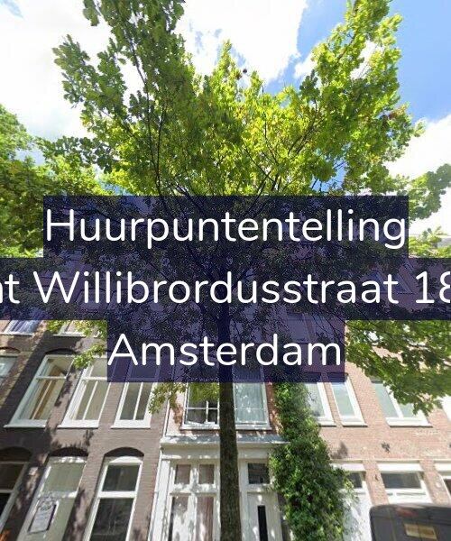 Foto gevel Huurpuntentelling voor Sint Willibrordusstraat 18-3, Amsterdam