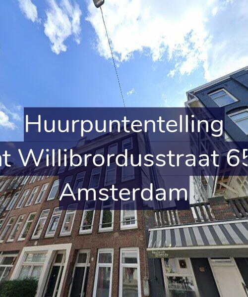 Foto gevel Huurpuntentelling voor Sint Willibrordusstraat 65-2, Amsterdam