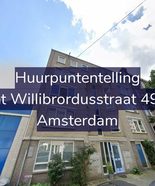 Foto gevel Huurpuntentelling voor Sint Willibrordusstraat 49-C, Amsterdam