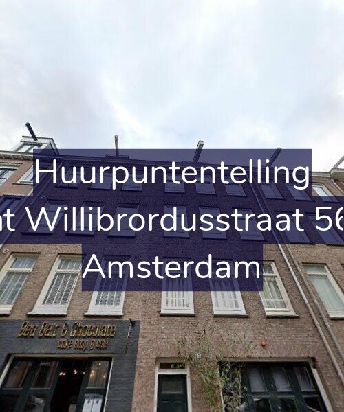 Foto gevel Huurpuntentelling voor Sint Willibrordusstraat 56-3, Amsterdam