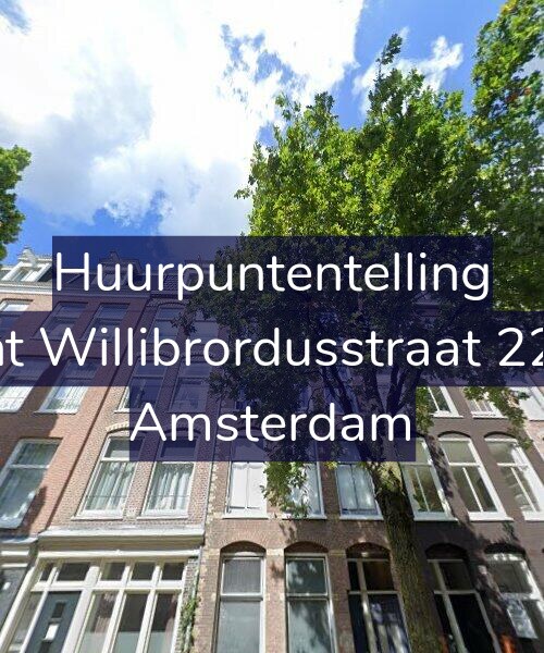 Foto gevel Huurpuntentelling voor Sint Willibrordusstraat 22-3, Amsterdam