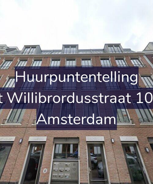 Foto gevel Huurpuntentelling voor Sint Willibrordusstraat 103-F, Amsterdam