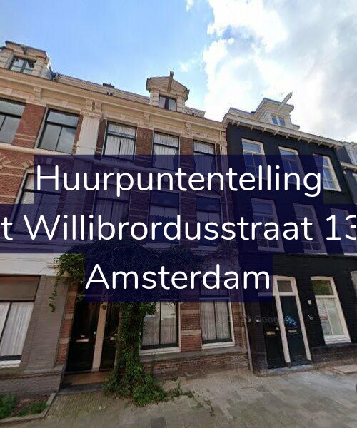 Foto gevel Huurpuntentelling voor Sint Willibrordusstraat 13-H, Amsterdam