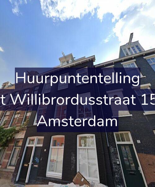 Foto gevel Huurpuntentelling voor Sint Willibrordusstraat 15-D, Amsterdam