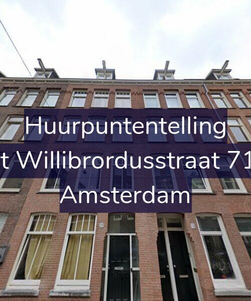 Foto gevel Huurpuntentelling voor Sint Willibrordusstraat 71-H, Amsterdam