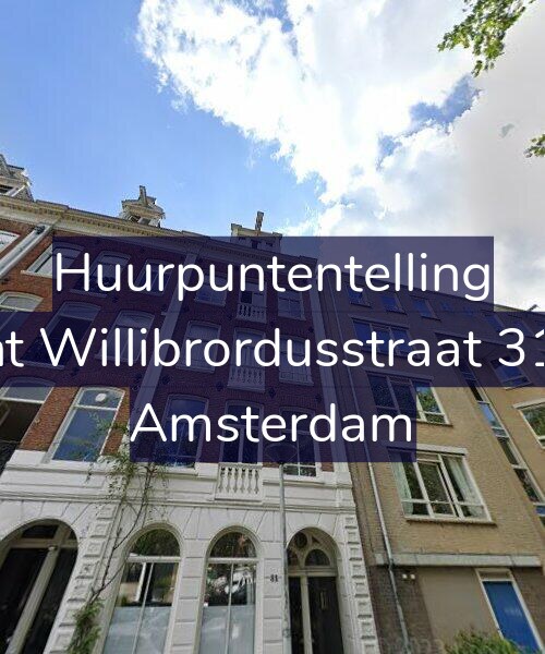 Foto gevel Huurpuntentelling voor Sint Willibrordusstraat 31-3, Amsterdam