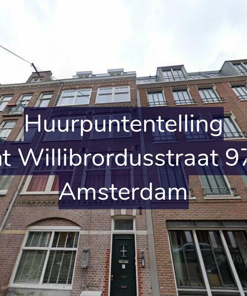 Foto gevel Huurpuntentelling voor Sint Willibrordusstraat 97-3, Amsterdam