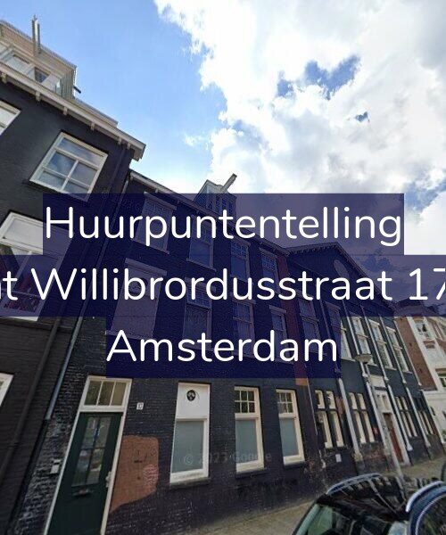Foto gevel Huurpuntentelling voor Sint Willibrordusstraat 17-B, Amsterdam