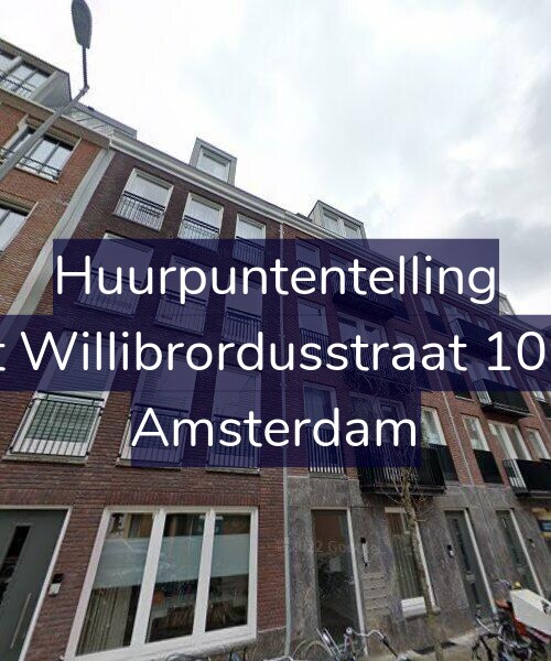Foto gevel Huurpuntentelling voor Sint Willibrordusstraat 105-A, Amsterdam