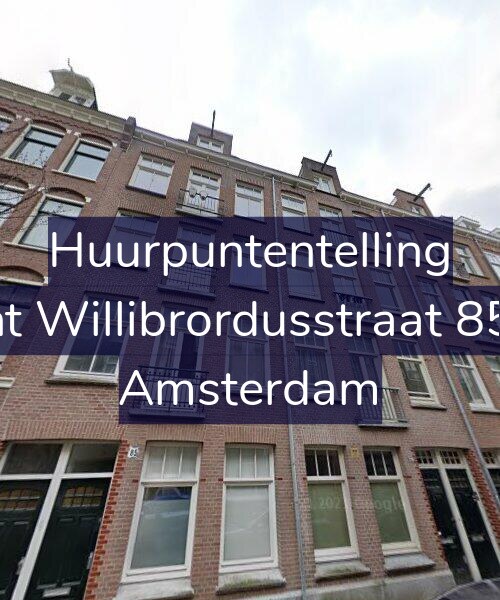 Foto gevel Huurpuntentelling voor Sint Willibrordusstraat 85-4, Amsterdam