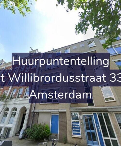 Foto gevel Huurpuntentelling voor Sint Willibrordusstraat 33-A, Amsterdam