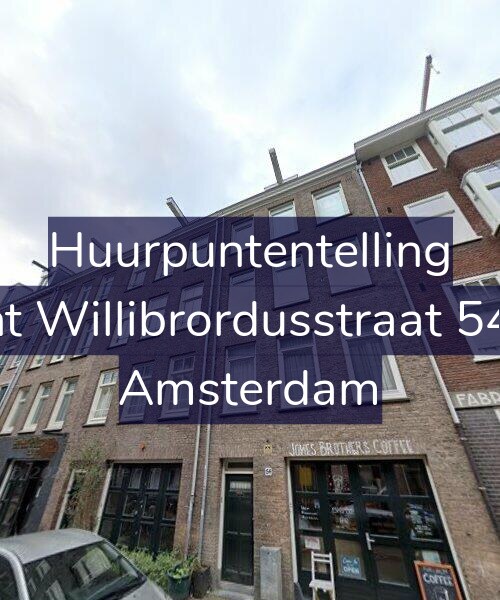 Foto gevel Huurpuntentelling voor Sint Willibrordusstraat 54-1, Amsterdam