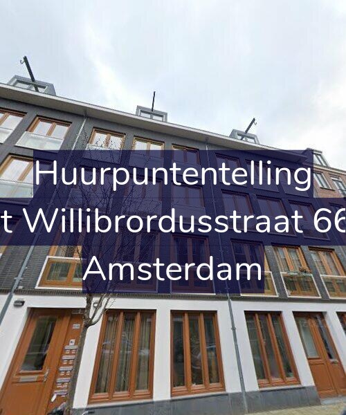 Foto gevel Huurpuntentelling voor Sint Willibrordusstraat 66-D, Amsterdam