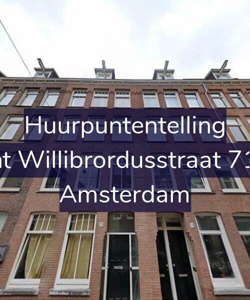 Foto gevel Huurpuntentelling voor Sint Willibrordusstraat 71-3, Amsterdam