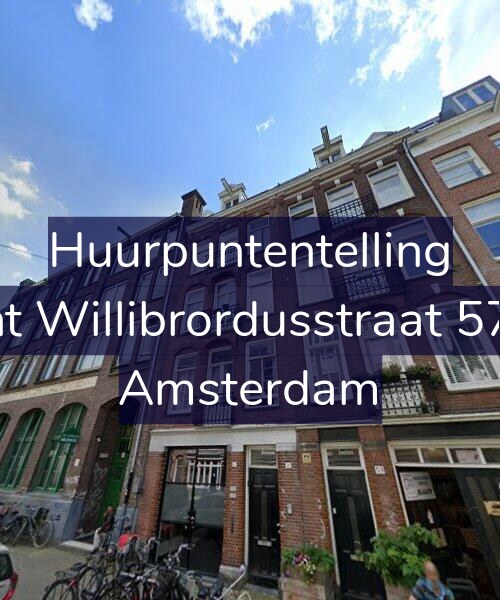 Foto gevel Huurpuntentelling voor Sint Willibrordusstraat 57-1, Amsterdam
