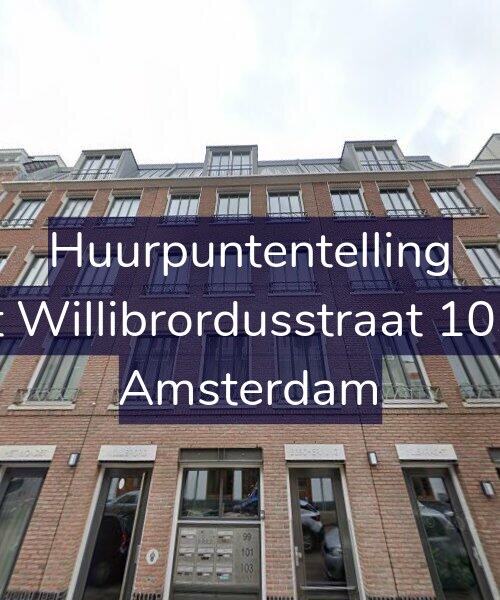 Foto gevel Huurpuntentelling voor Sint Willibrordusstraat 103-D, Amsterdam