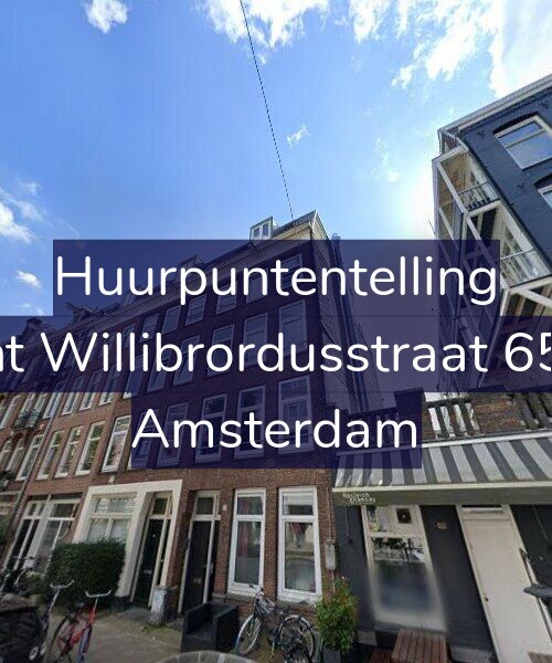 Foto gevel Huurpuntentelling voor Sint Willibrordusstraat 65-1, Amsterdam