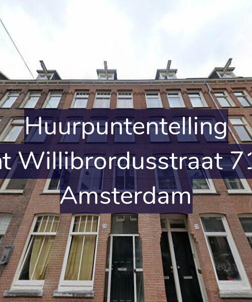 Foto gevel Huurpuntentelling voor Sint Willibrordusstraat 71-4, Amsterdam
