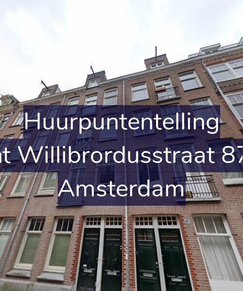 Foto gevel Huurpuntentelling voor Sint Willibrordusstraat 87-3, Amsterdam