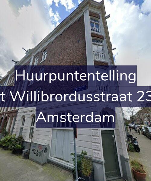 Foto gevel Huurpuntentelling voor Sint Willibrordusstraat 23-H, Amsterdam