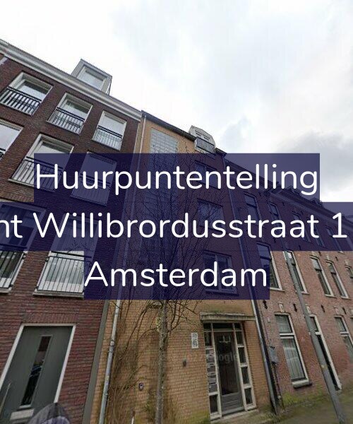 Foto gevel Huurpuntentelling voor Sint Willibrordusstraat 117, Amsterdam