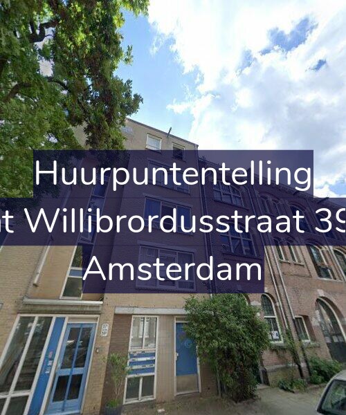 Foto gevel Huurpuntentelling voor Sint Willibrordusstraat 39-B, Amsterdam