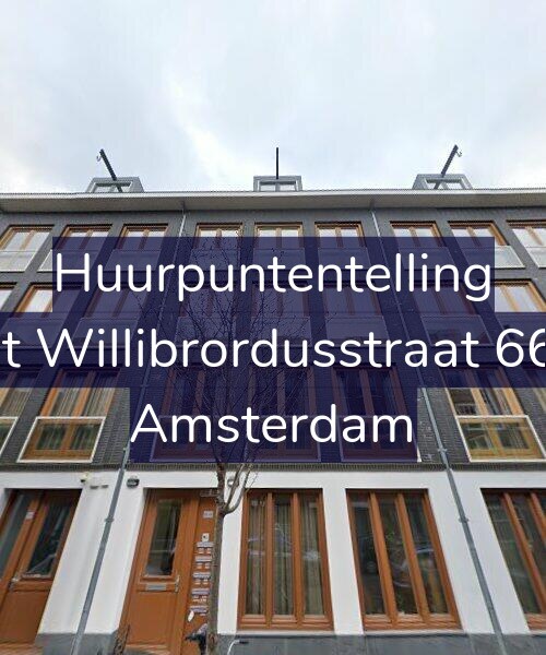 Foto gevel Huurpuntentelling voor Sint Willibrordusstraat 66-G, Amsterdam