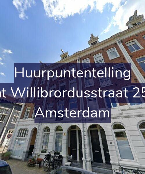 Foto gevel Huurpuntentelling voor Sint Willibrordusstraat 25-3, Amsterdam