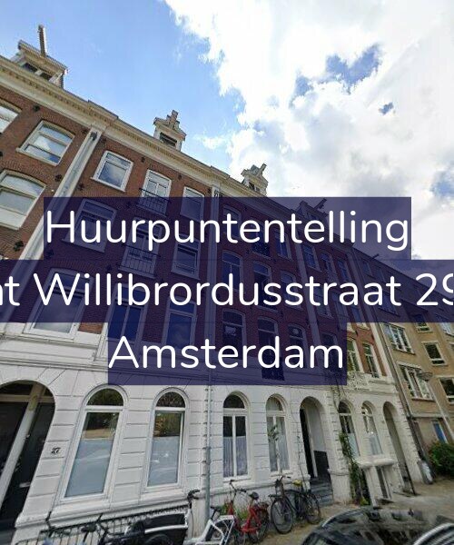 Foto gevel Huurpuntentelling voor Sint Willibrordusstraat 29-1, Amsterdam