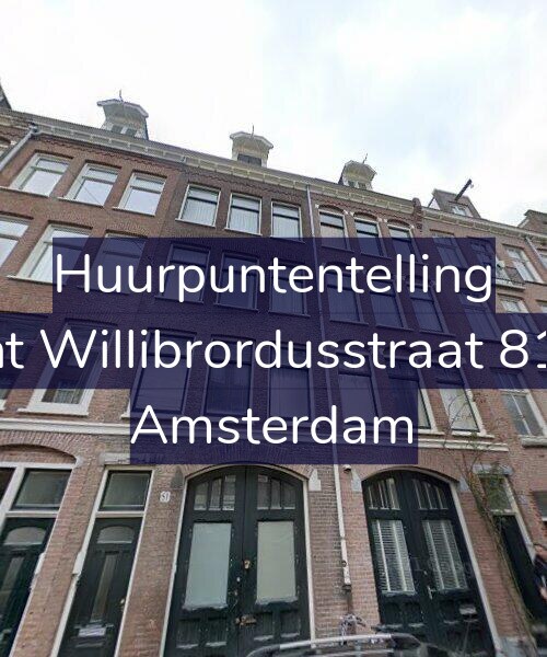 Foto gevel Huurpuntentelling voor Sint Willibrordusstraat 81-1, Amsterdam