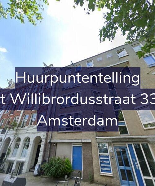 Foto gevel Huurpuntentelling voor Sint Willibrordusstraat 33-D, Amsterdam