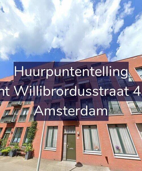Foto gevel Huurpuntentelling voor Sint Willibrordusstraat 4-A, Amsterdam