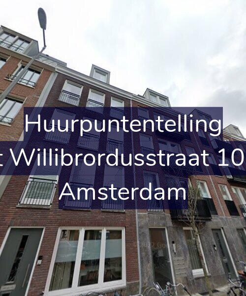 Foto gevel Huurpuntentelling voor Sint Willibrordusstraat 105-C, Amsterdam