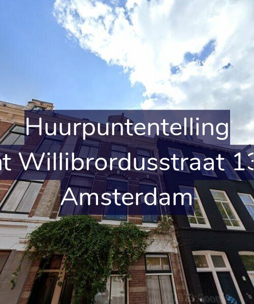 Foto gevel Huurpuntentelling voor Sint Willibrordusstraat 13-2, Amsterdam