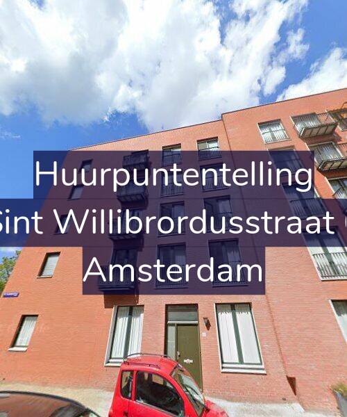 Foto gevel Huurpuntentelling voor Sint Willibrordusstraat 6, Amsterdam