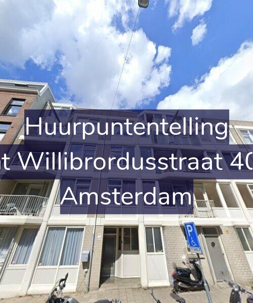Foto gevel Huurpuntentelling voor Sint Willibrordusstraat 40-B, Amsterdam