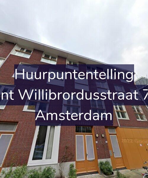 Foto gevel Huurpuntentelling voor Sint Willibrordusstraat 74, Amsterdam