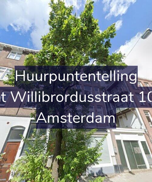 Foto gevel Huurpuntentelling voor Sint Willibrordusstraat 10-B, Amsterdam